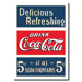 32" Coca Cola Soda Fountain Stretched Canvas Art