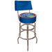 United States Coast Guard Padded Bar Stool with Back
