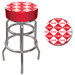 Checker Coca Cola Pub Stool