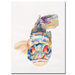 Blue Fish by Pat Saunders-White, Canvas Art - 24" x 18"