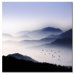 Flying Over the Fog by Philippe Sainte-Laudy, Canvas Art - 24" x 24"