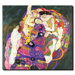 Virgins Framed by Gustav Klimt, Canvas Art - 35" x 35"