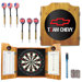 Team Chevy Racing Dart Cabinet in Medium Wood