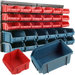 30 Bin Wall Mounted Parts Rack