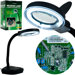 Fluorescent Gooseneck Magnifier Light with 5 Power Lens