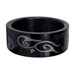 Flowing Tribal Design Band Ring
