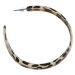 Animal Print Hoop Earrings