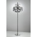 Leonardo Floor Lamp in Black Chrome