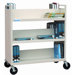 Steel Book Truck (With 6 Shelves)