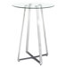 Lemon Drop Bar Table with Tempered Glass Top