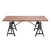 Metal Wood Console Table