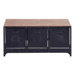 Handcrafted Wood Metal Storage Bench
