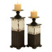 Traditional Metal Candle Holder (Set of 2)
