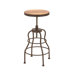 Vintage Inspire Metal Wood Bar Chair