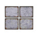 Metal Wall Plaque Wall Decor (Set of 4)