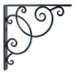 Scroll Shelf Bracket
