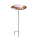 Lustrous Rimmed Birdbath with Stand