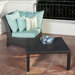Bliss Deep Seeting Corner Chair with Cushions and Coffee Table