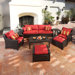 Cantina 8 Piece Deep Seating Group with Cushions
