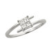 14k White Gold 1/3ct TDW Princess Diamond Engagement Ring
