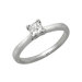 14k White Gold 1/3ct TDW Princess Diamond Solitaire Ring