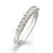 Ladies 14k White Gold 1/2 Carat TDW Princess Cut Wedding Ring