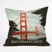Anderson Design Group Polyester San Francisco Indoor/Outdoor Throw Pillow