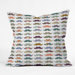 Bianca Green Polyester Mustache Mania Indoor/Outdoor Throw Pillow
