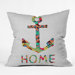 Bianca Green Polyester You Make Me Home Indoor/Outdoor Throw Pillow