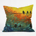 Madart Inc  Polyester Birds Of A Feather Indoor/Outdoor Throw Pillow
