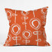 Rachael Taylor Polyester Contemporary Orange Indoor/Outdoor Throw Pillow