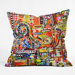 Robin Faye Gates Polyester It Came From Detroit Indoor/Outdoor Throw Pillow