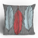 Wesley Bird Feathered Throw Pillow