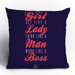 Wesley Bird New Boss Throw Pillow