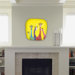 Clara Nilles Jellybean Giraffes Modern Clock