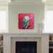Clara Nilles Owl On Lipstick Custom Clock