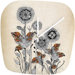 Iveta Abolina Floral 3 Clock