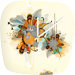 Iveta Abolina Sunset 2 Clock