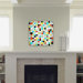 Jacqueline Maldonado Geo Square Custom Clock