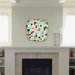 Jacqueline Maldonado Geo Square Modern Clock