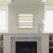 Romi Vega Pastel Pattern Custom Clock