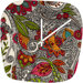 Valentina Ramos Random Flowers Clock