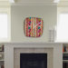 Valentina Ramos Ethnic Stripes Modern Clock