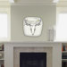 Wesley Bird Skull Modern Clock