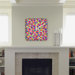 Bianca Green in Love with Triangles Custom Clock