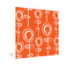 Rachael Taylor Contemporary Orange Gallery Wrapped Canvas