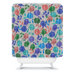 Bianca Green Roses Shower Curtain