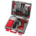 155 Piece Household Tool Kit with 9.6V Cordless Drill