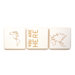 World Map 3 Tile Art Set