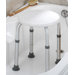 Round Bath Stool-Tool Free in White